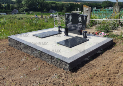 благоустройство могил в Островце